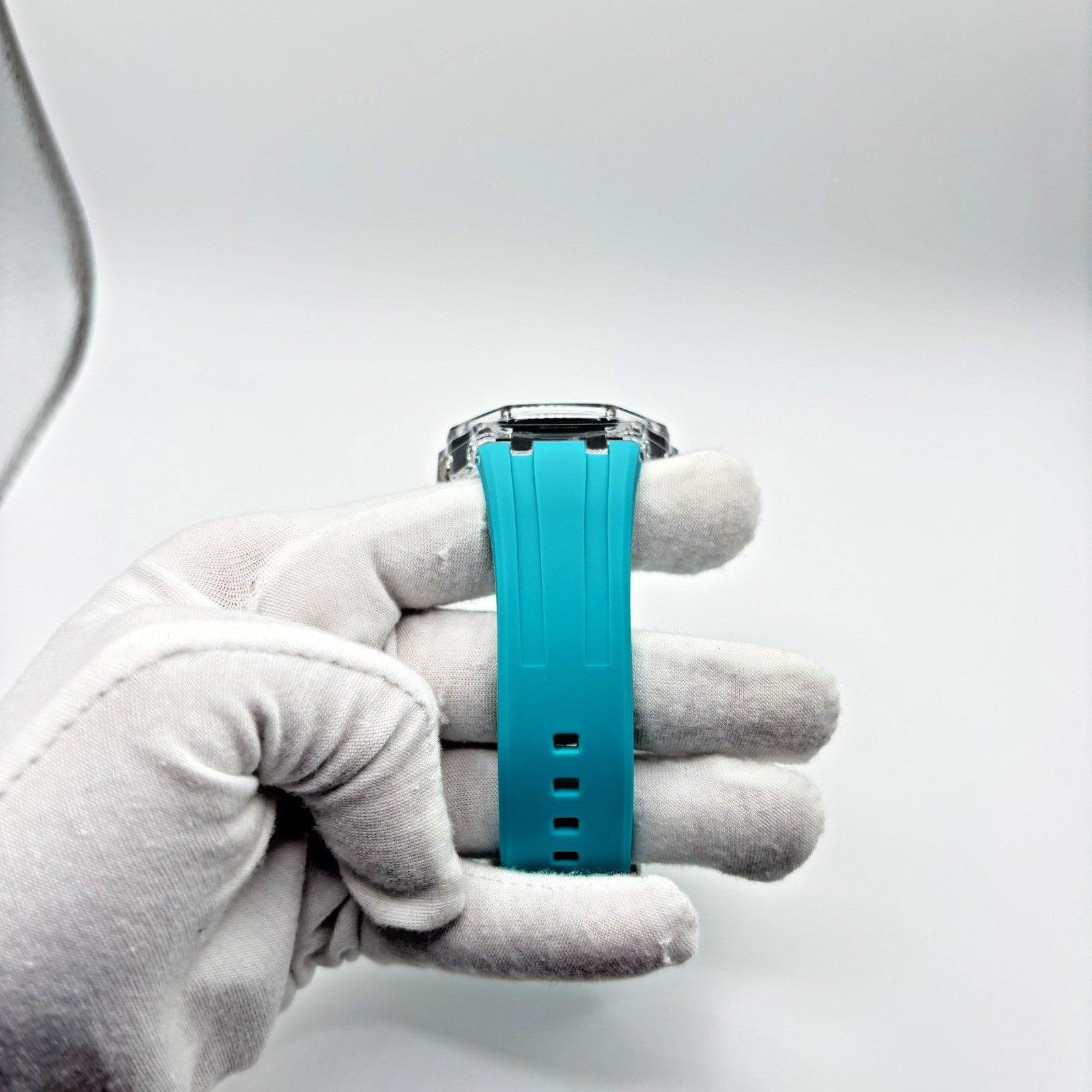 Customized Casio G-SHOCK “CasiOak Tiffany” Blue Pool DIAL GA-2100-1A FREE SHIP