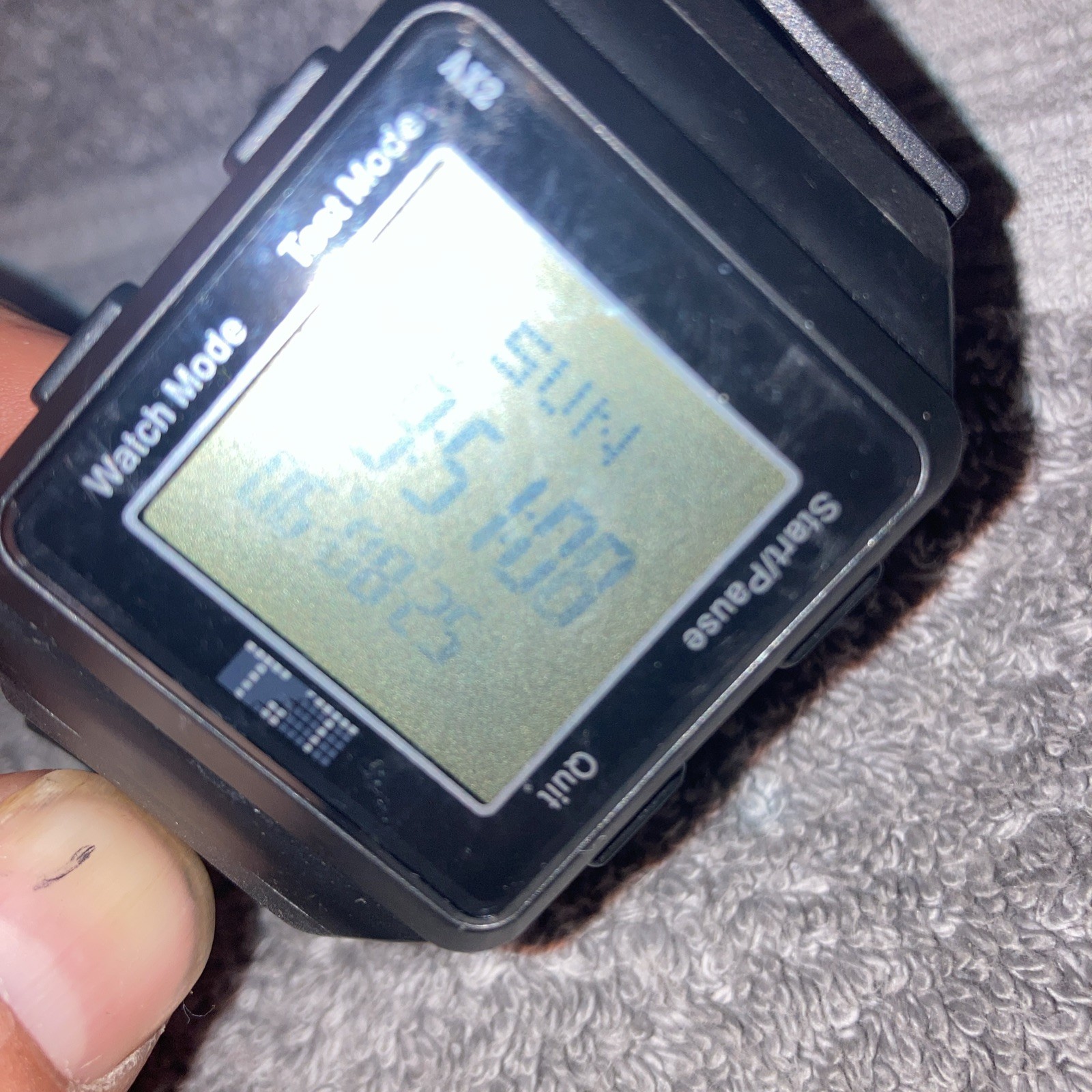 T.T Testing Timers Digital Watch AX2 SAT/ACT Test Pacing Band 6″-8″ Running