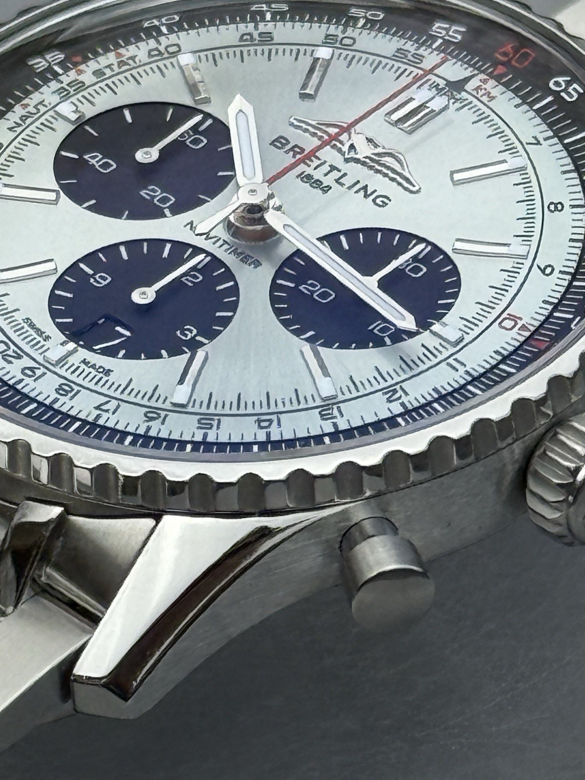 Breitling Navitimer B01 Chronograph AB0138 Ice Blue Dial, FULL SET, WARRANTY, 43