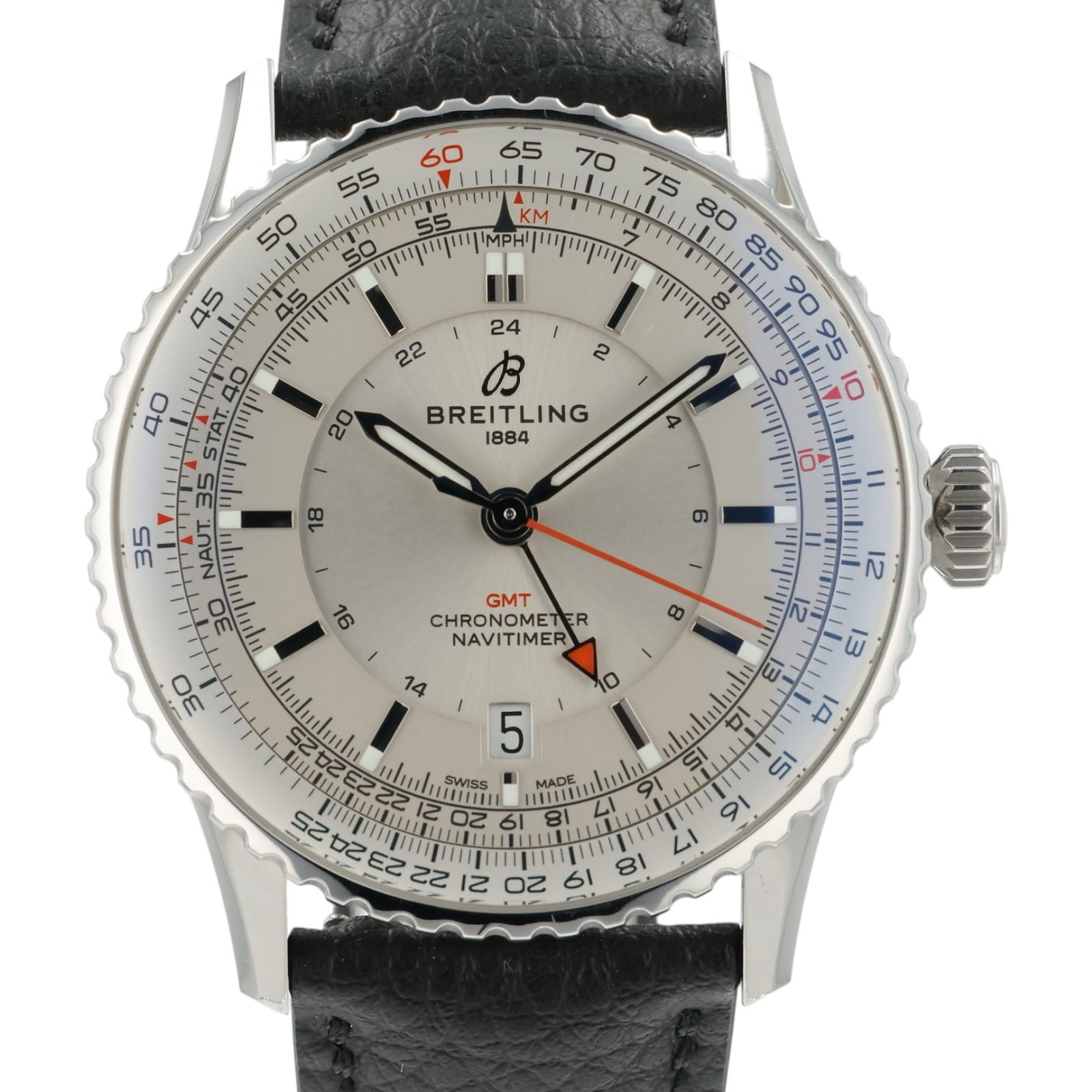 Breitling Navitimer Silver Dial Stainless Steel 41mm Automatic Mens Watch A32310