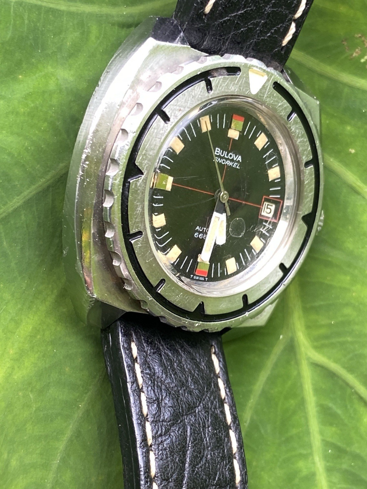 Bulova Snorkel 666 Ref: 774 Devil Diver Vintage Automatic 44mm Rare