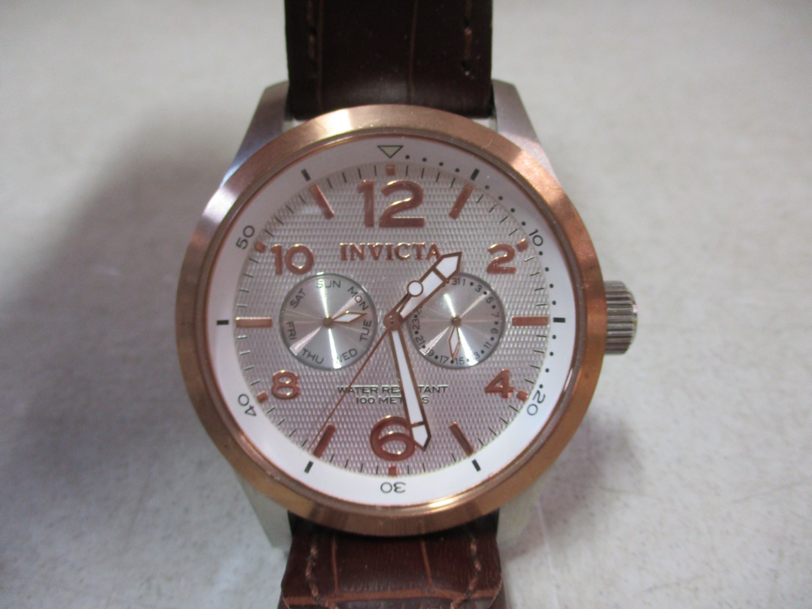 Invicta Mens I Force Quartz Multifunction Watch Model 13010