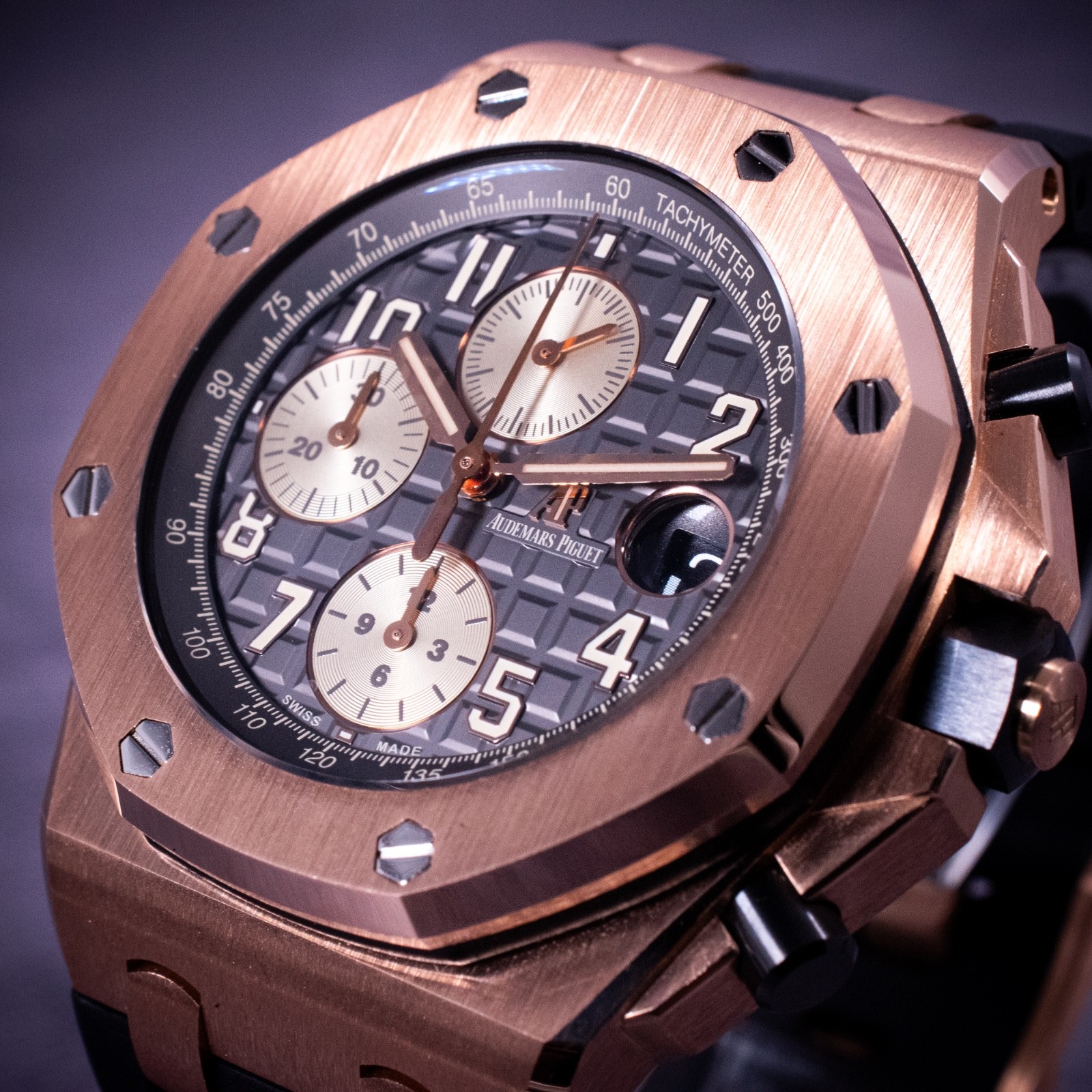Audemars Piguet Royal Oak Offshore Chronograph 42mm Ref. 26470OR with B&P