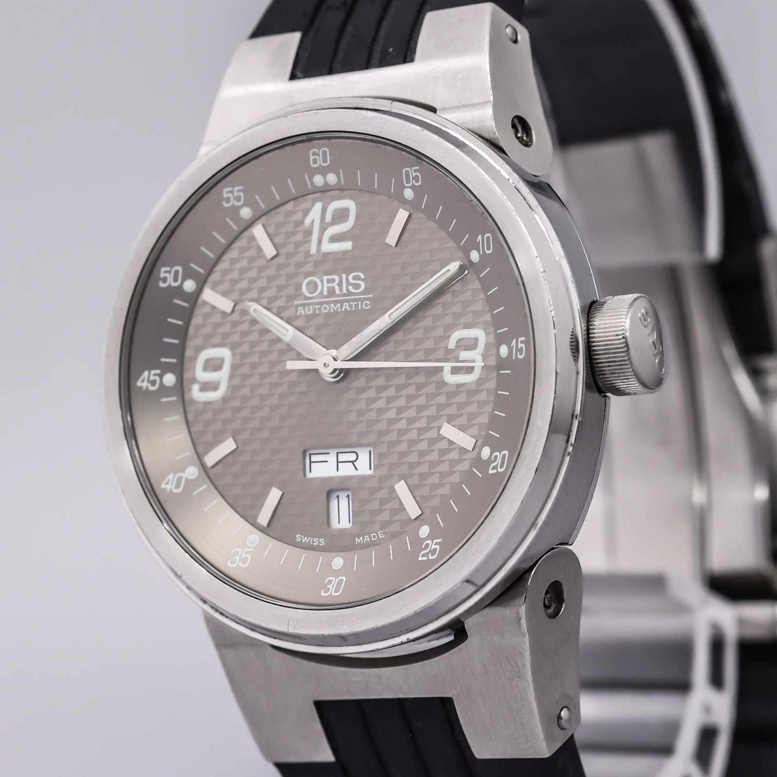 *NEAR MINT* ORIS Williams F1 Team 7560 Automatic Brown Dial Date 40mm Mens Watch