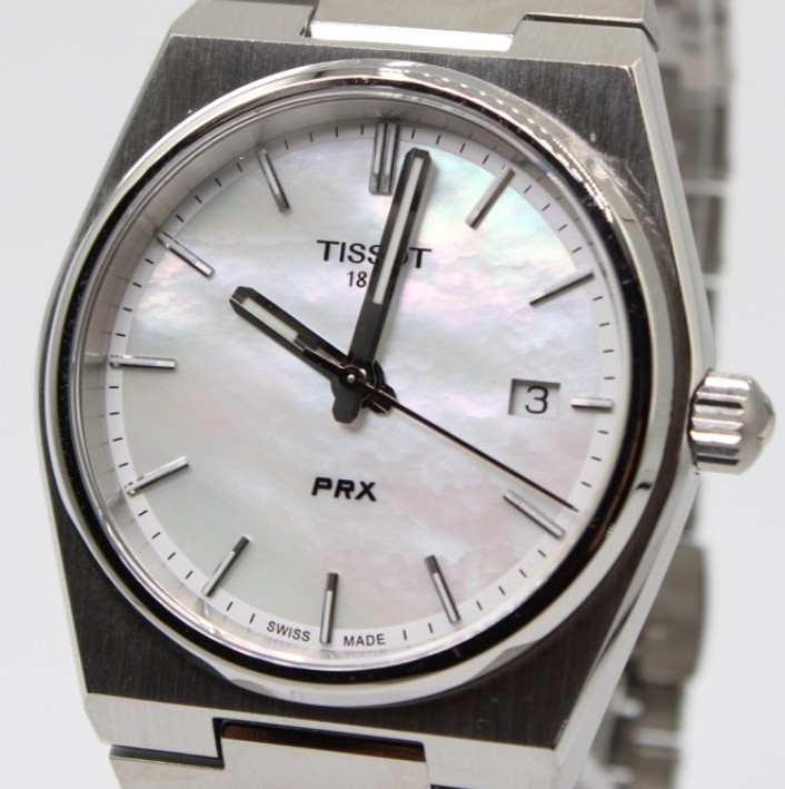 TISSOT PRX 35mm White Mother of Pearl Women’s Watch T137.210.11.111.00