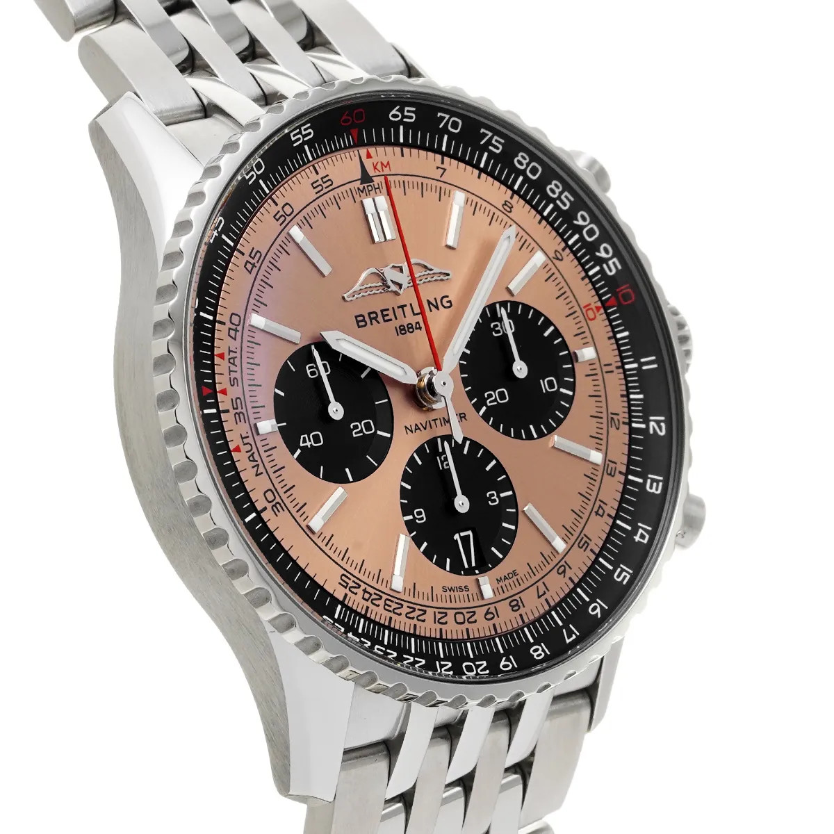 Breitling Navitimer AB0138241K1A1 ( AB0138) 41mm Pink / Black #WW1843