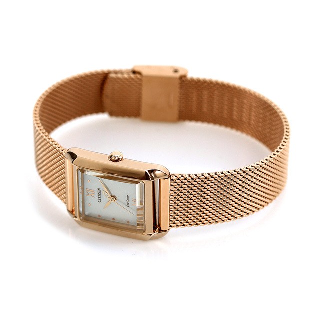 Citizen L Square Collection Square Shape Solar Eco Drive Watch EW5593 64D CITIZE