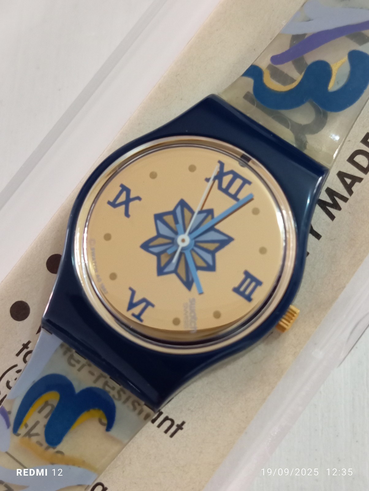 1993 SWATCH LADY MARIANA LN118 NEW PERFECT WORKING