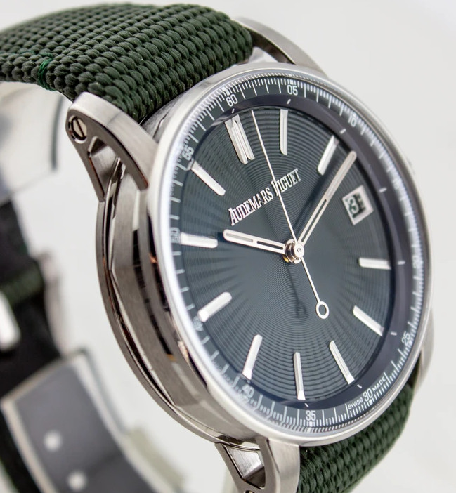 Audemars Piguet CODE 11.59 WATCH 15210ST.OO.A056KB.01 Green Dial FULL Set