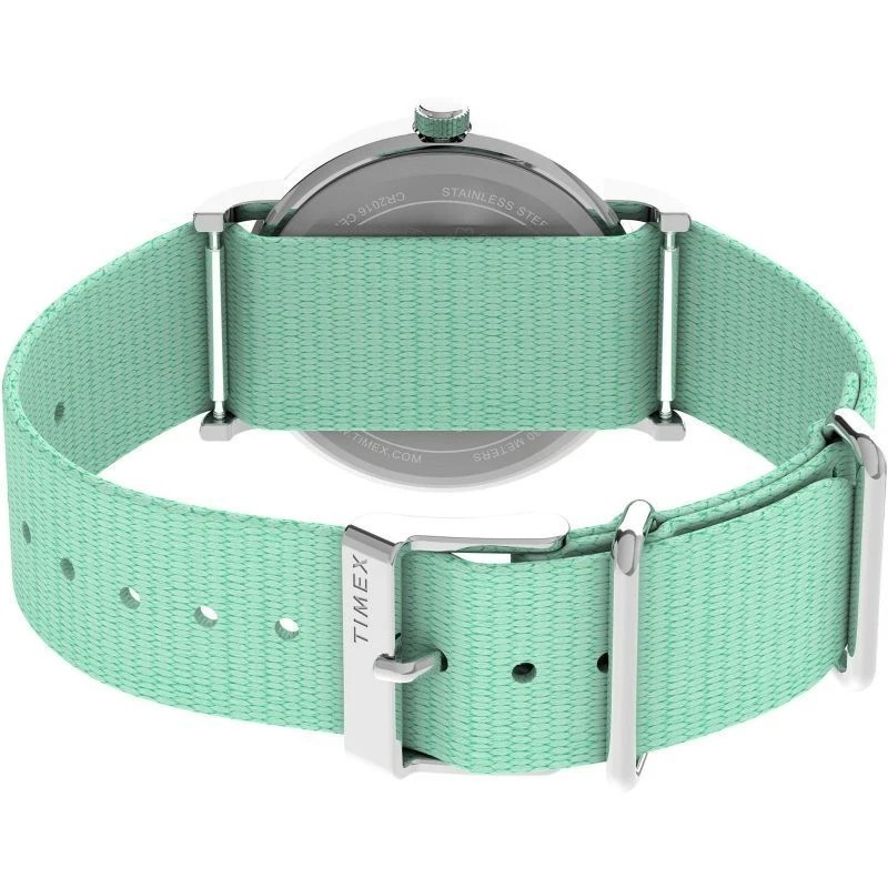 New Timex TW2W24500 Weekender x Peanuts 38mm Fabric Strap Watch