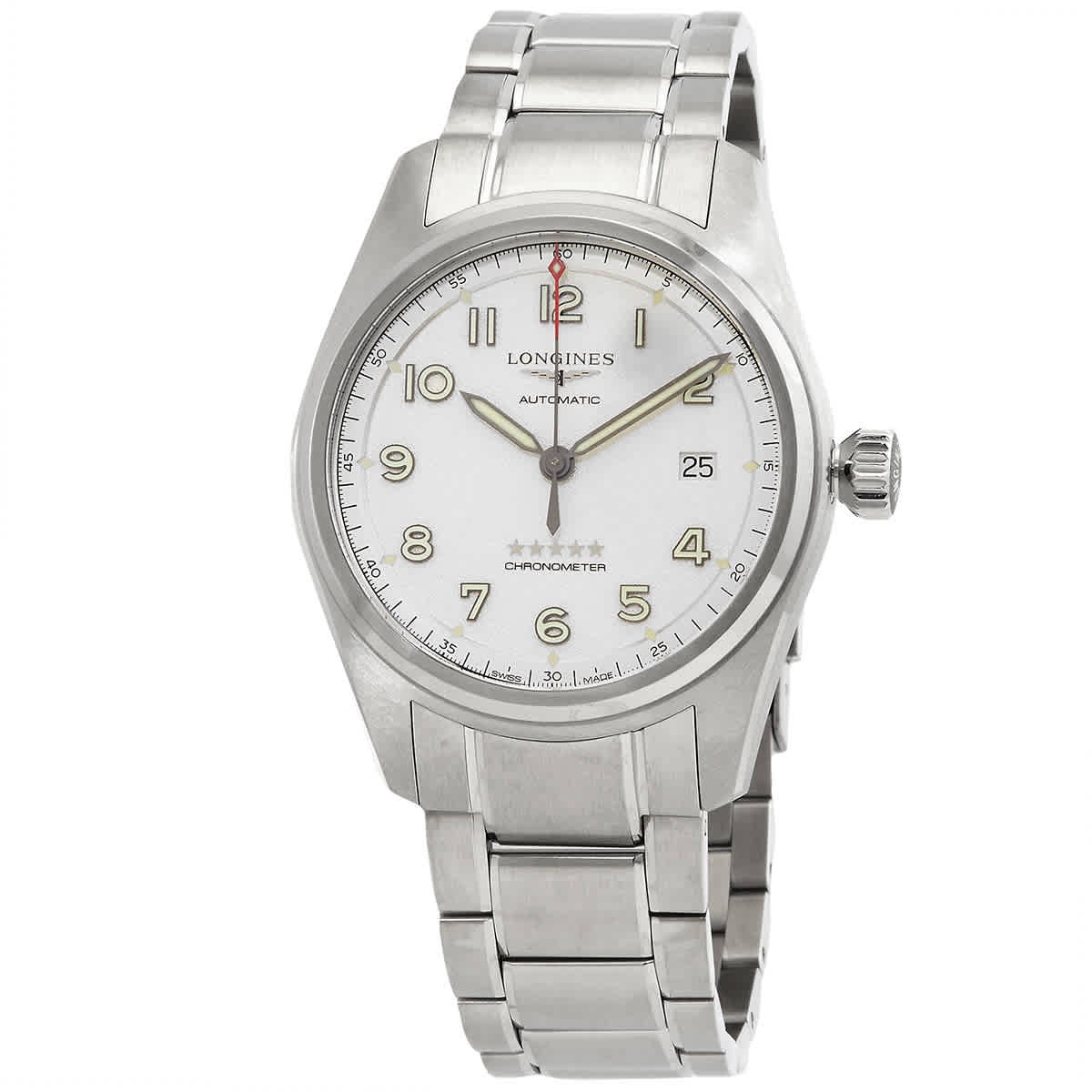 Longines Spirit Automatic White Dial Men’s Watch L3.810.4.73.9