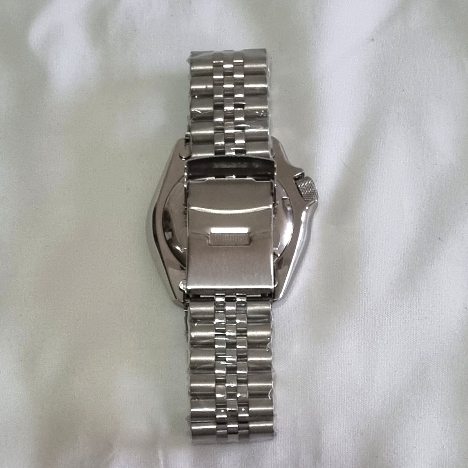 Seiko Diver SKX007 Mod, New Solid link Jubilee bracelet fitted, free dive strap