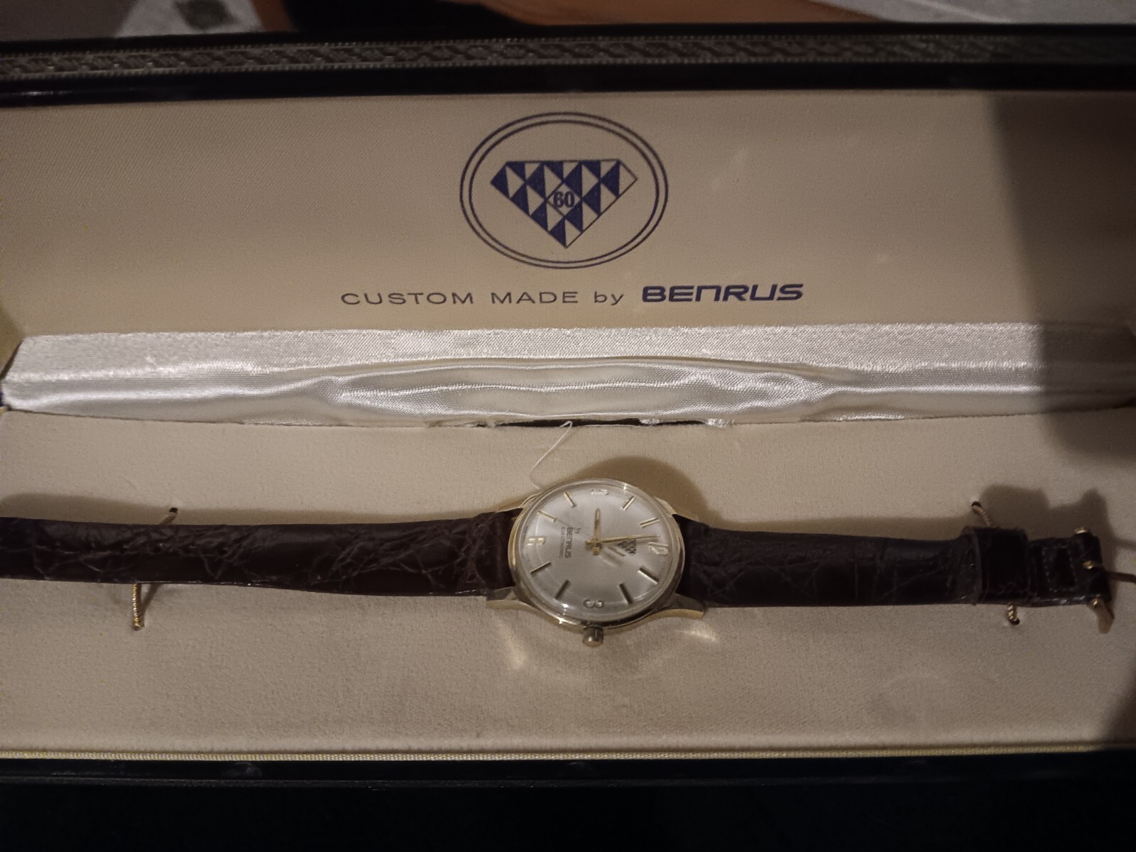 Vintage Estate 1969 Benrus 60 By Benrus Electronic 11 Jewel France