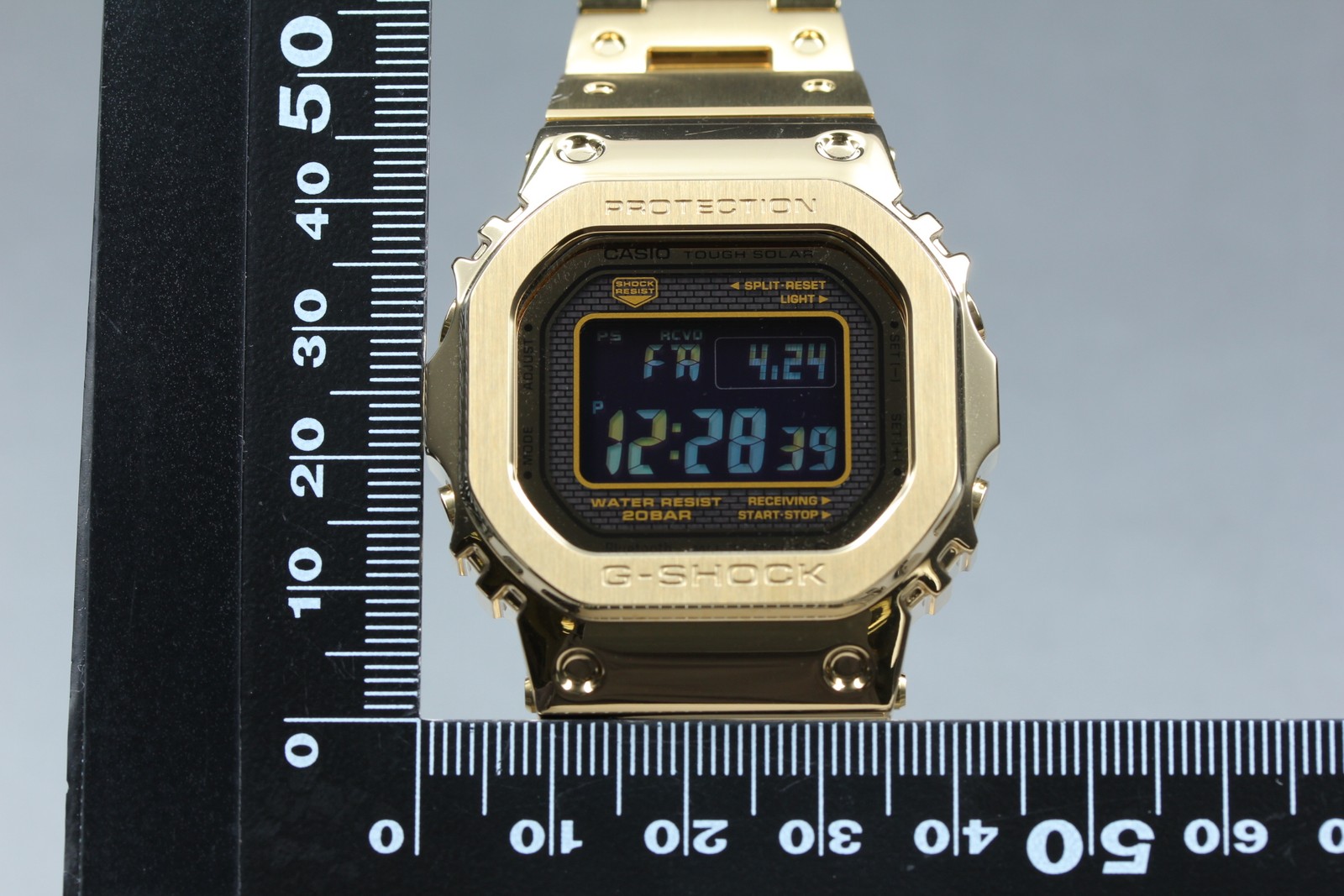 [MINT Box Paper] CASIO G-SHOCK FULLMETAL GMW-B5000GD-9JF Gold Solar Men’s Watch