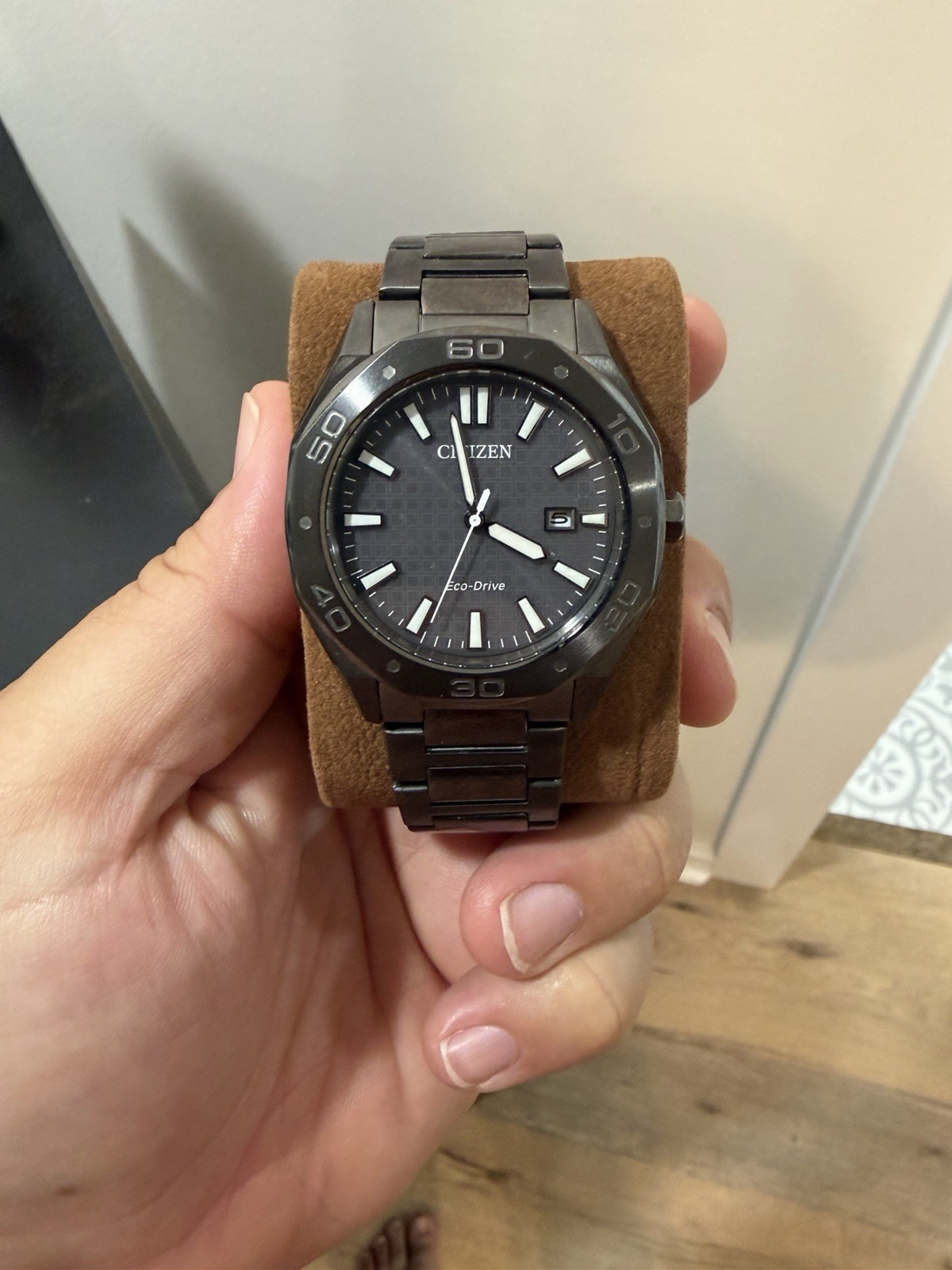 CITIZEN E111-009R502 Eco-Drive Watch Stainless Steel with Calendar
