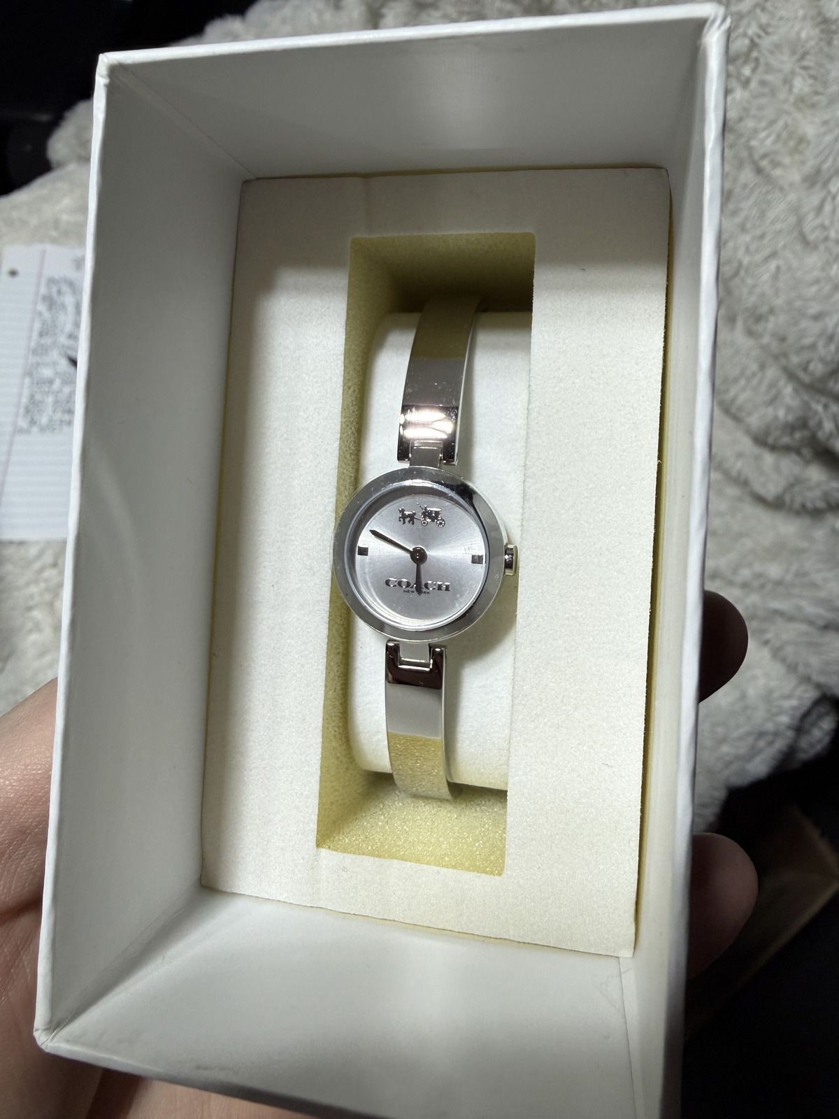 Coach Women’s Stainless Steel Silver Tone Watch