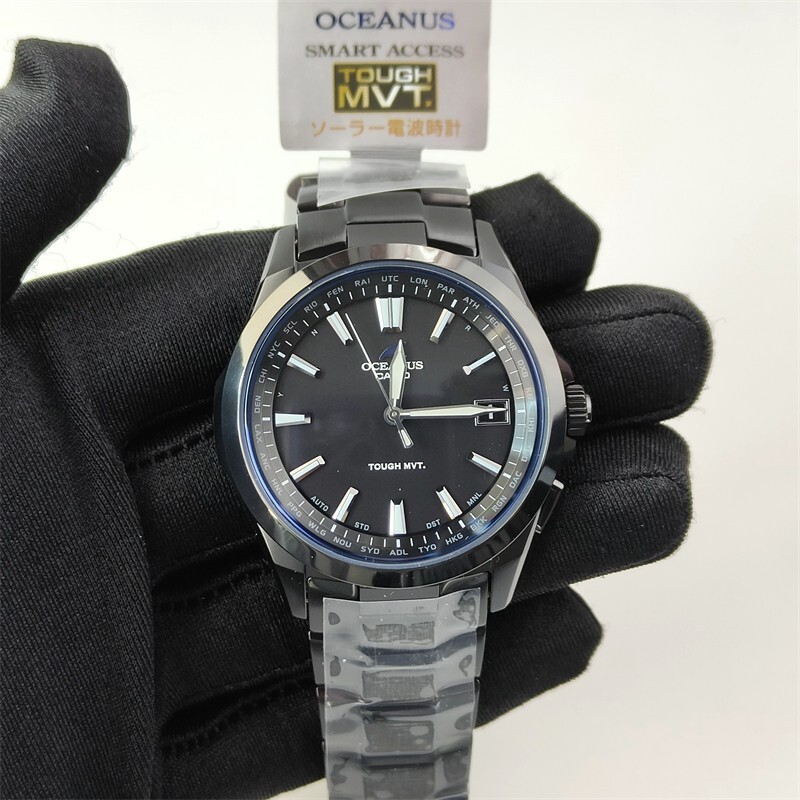 CASIO OCEANUS Titanium analog Radio Waves Solor Men’s Watch OCW-S100B-1AJF