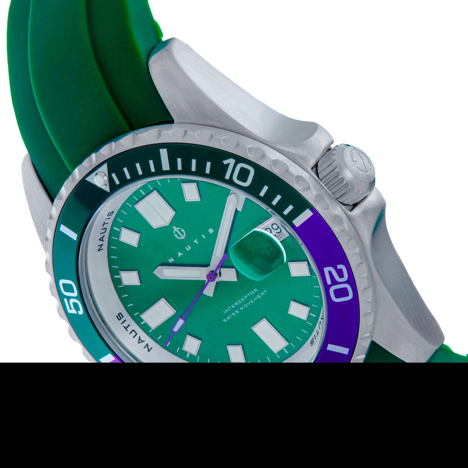 Interceptor Green | Green Dial Wristwatch 19161G-H