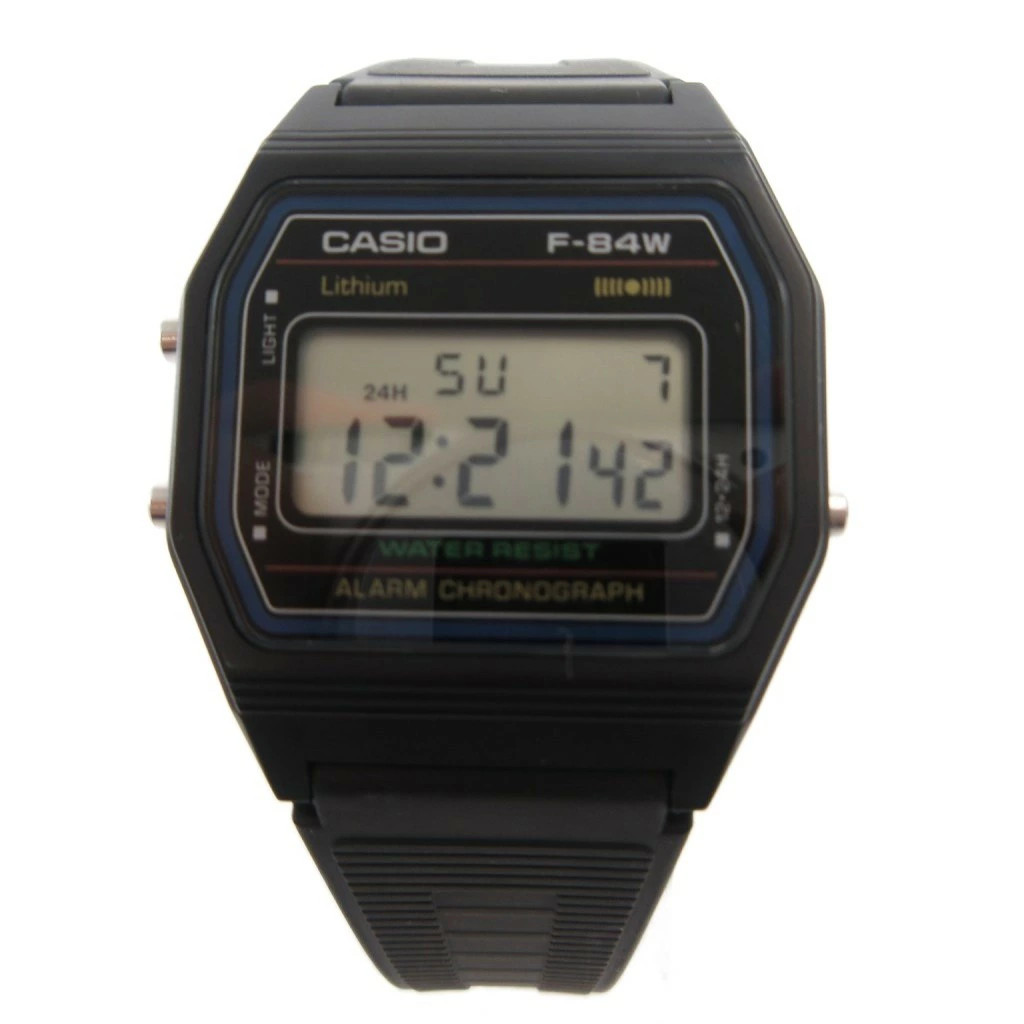 [A1R] Casio F-84W-1QJH Ultra Light Vintage Style Digital JDM Watch [w8p]