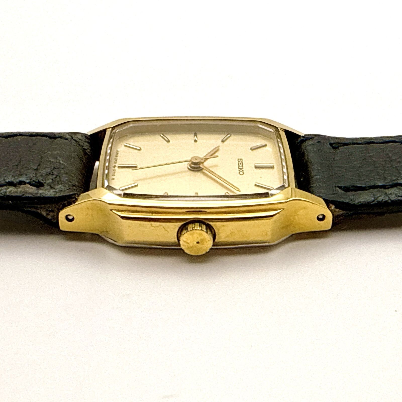 C174 Working Excellent Condition Made in 1988 Antique SEIKO 2P21 5230 Quartz Lad