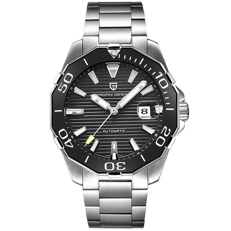PAGANI DESIGN 1617 Men’s Automatic Watch Stainless Steel Waterproof Military