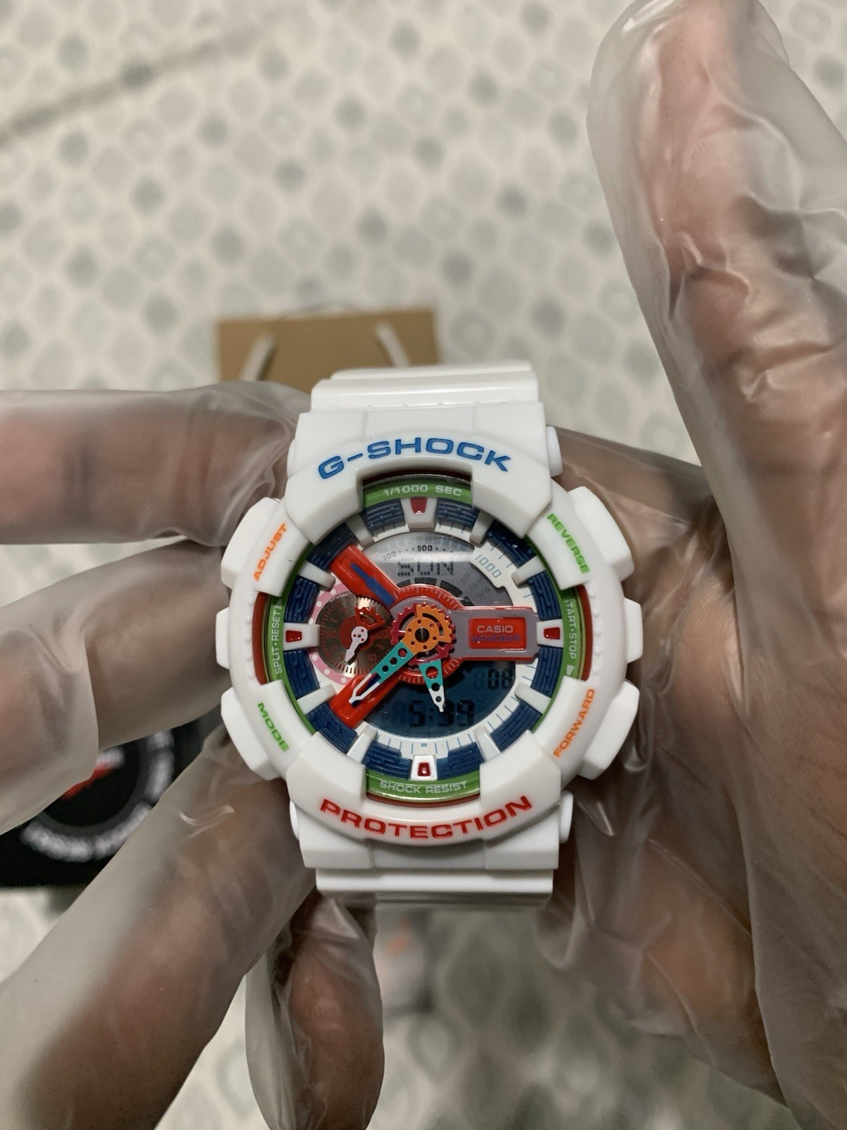 Casio G-SHOCK Analog Digital GA110 Crazy Colors w/ Box & Manual