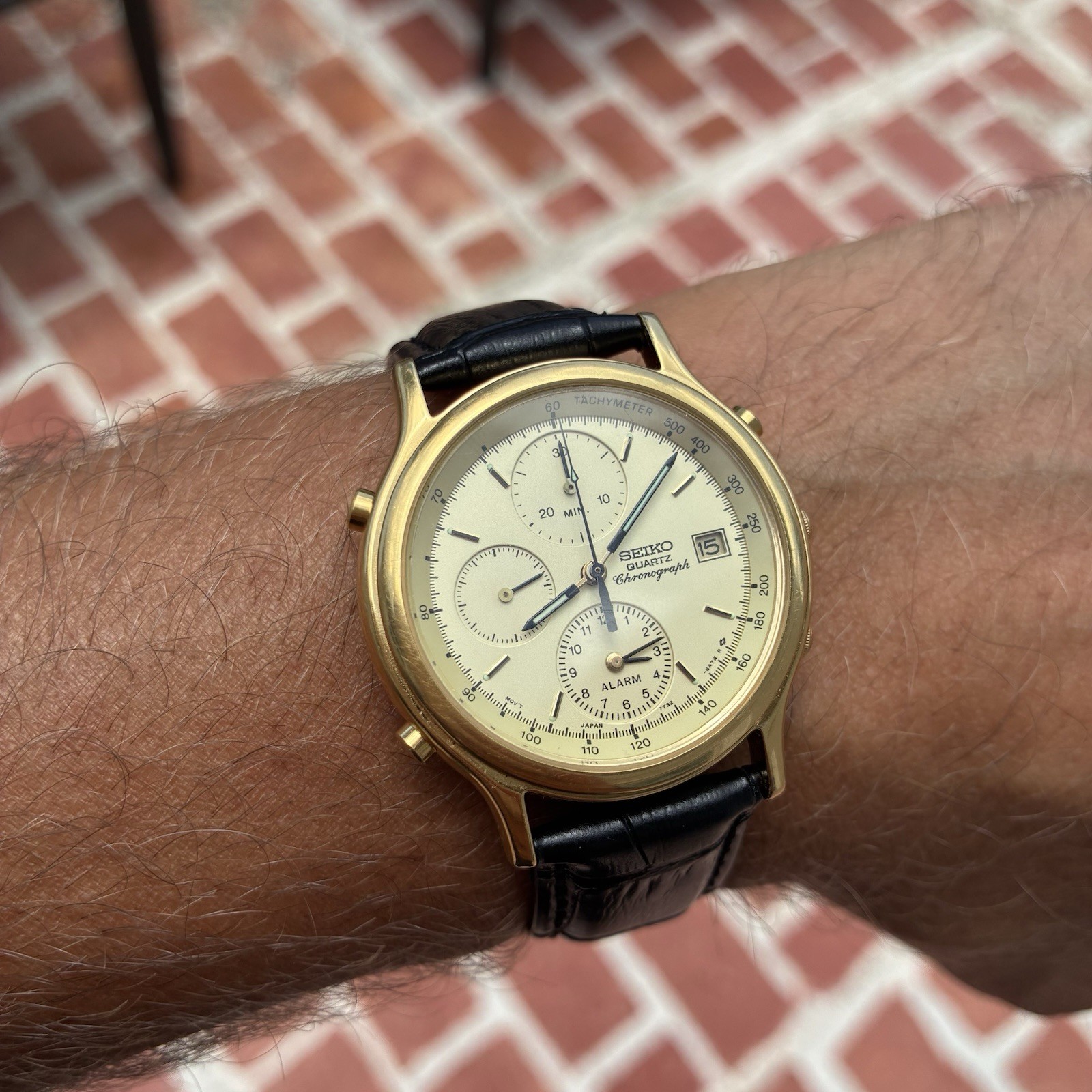 STUNNING Seiko Chronograph Men’s Watch Read Description