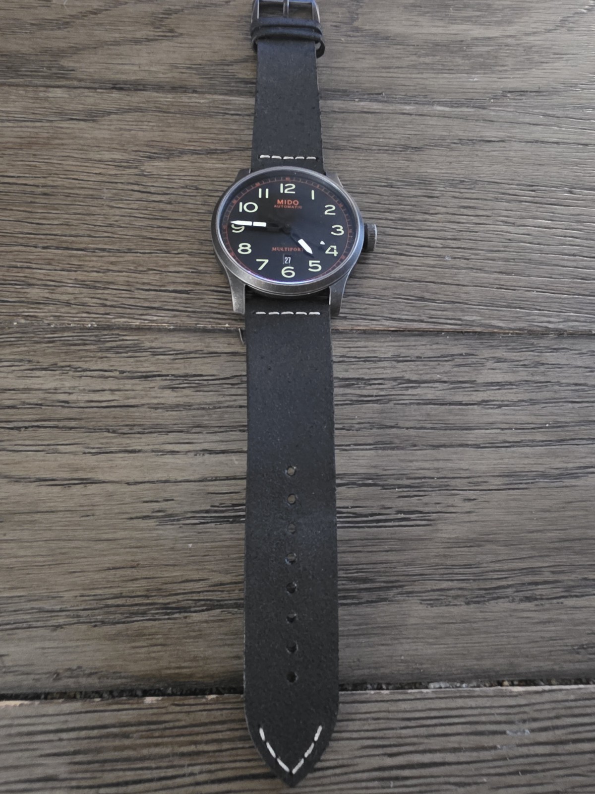Multifort Automatic Black Dial Men’s Watch M032.607.36.050.09