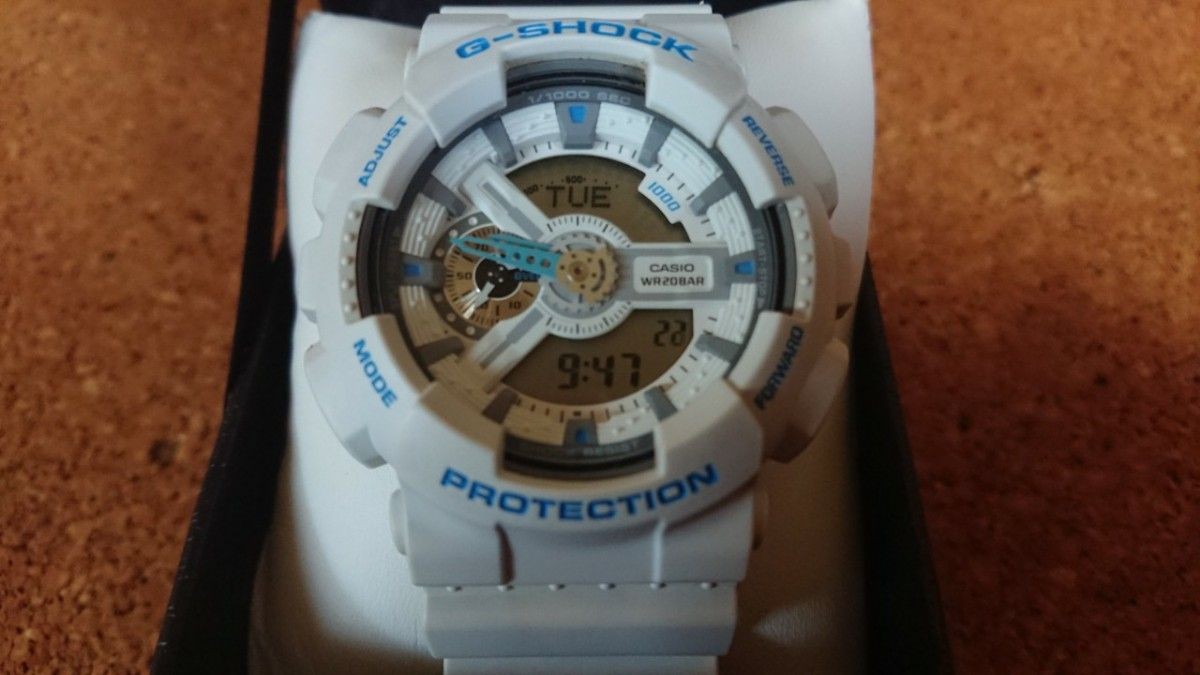 Casio G-SHOCK GA-110SN-7AJF Hyper Colors White Blue Watch