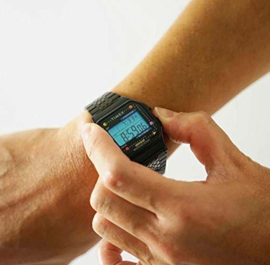 Timex PAC-MAN 40th Anniversary Limited Edition Quartz Watch Black