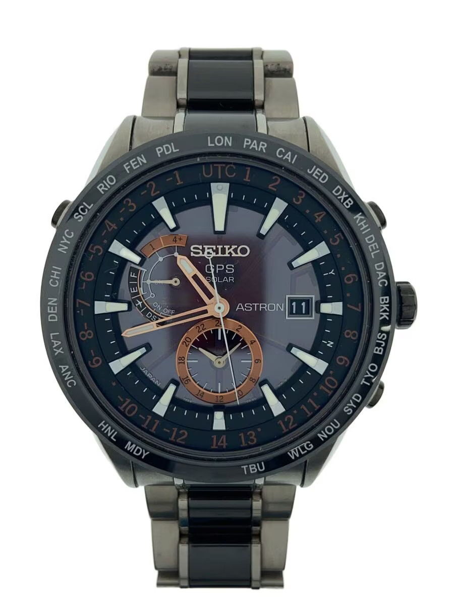 SEIKO Solar Wristwatch Analog Stainless ASTRON 7X52 0AF0