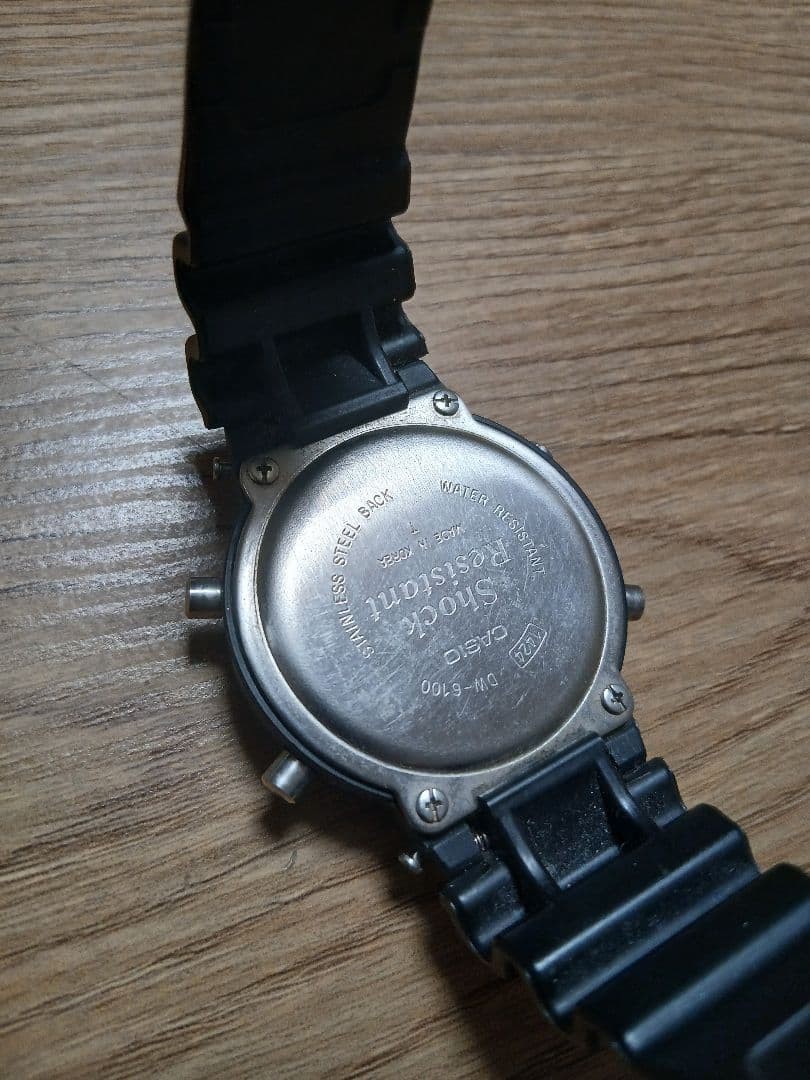 CASIO Digital Watch DW-6100 Black