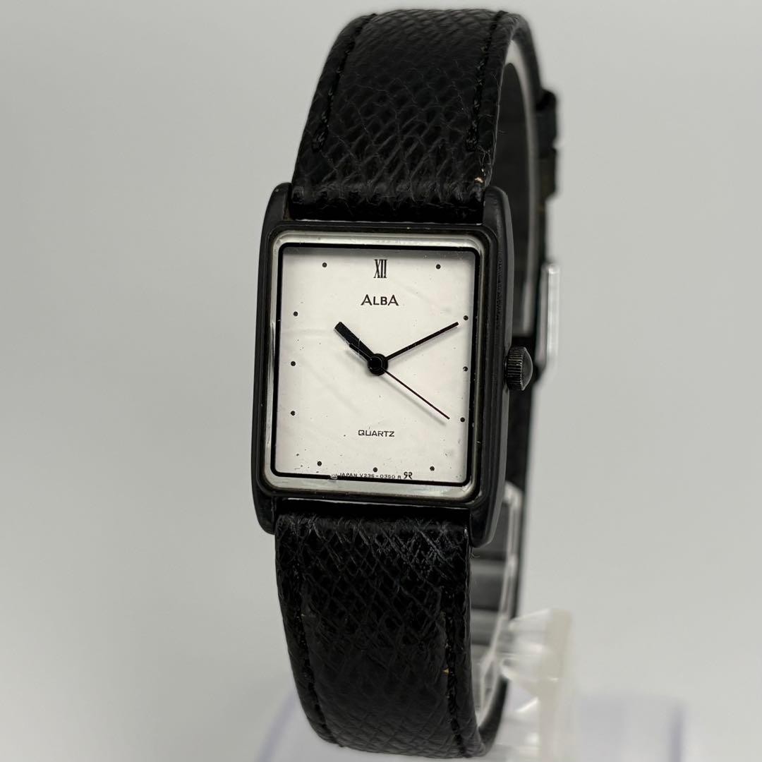 SEIKO Alba Quartz Watch, Rectangle Case, Battery Replaced