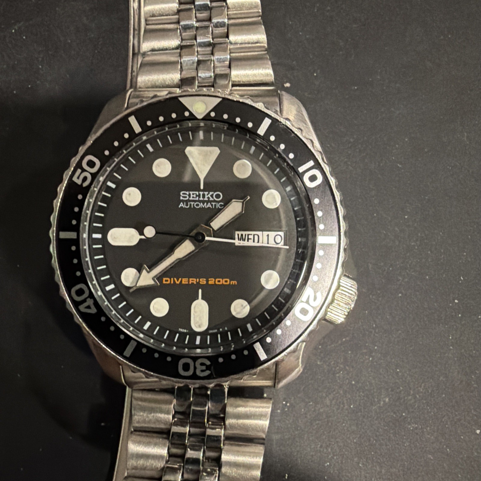 SEIKO SCUBA DIVERS SKX007 DAY/DATE AUTO MENS WATCH 7S26-0020
