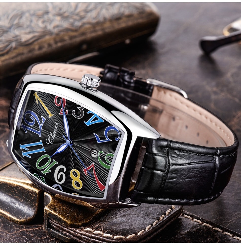 Multicolor Quartz Wrist Watch