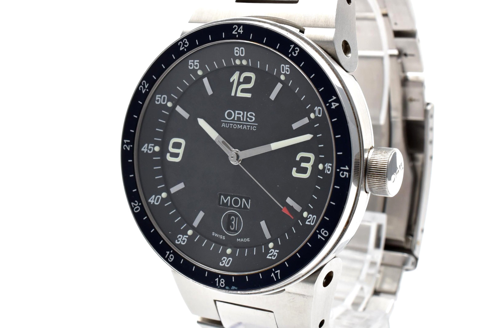ORIS Williams F1 Team 7595 Vintage Automatic Men’s Watch Day Date black Dial