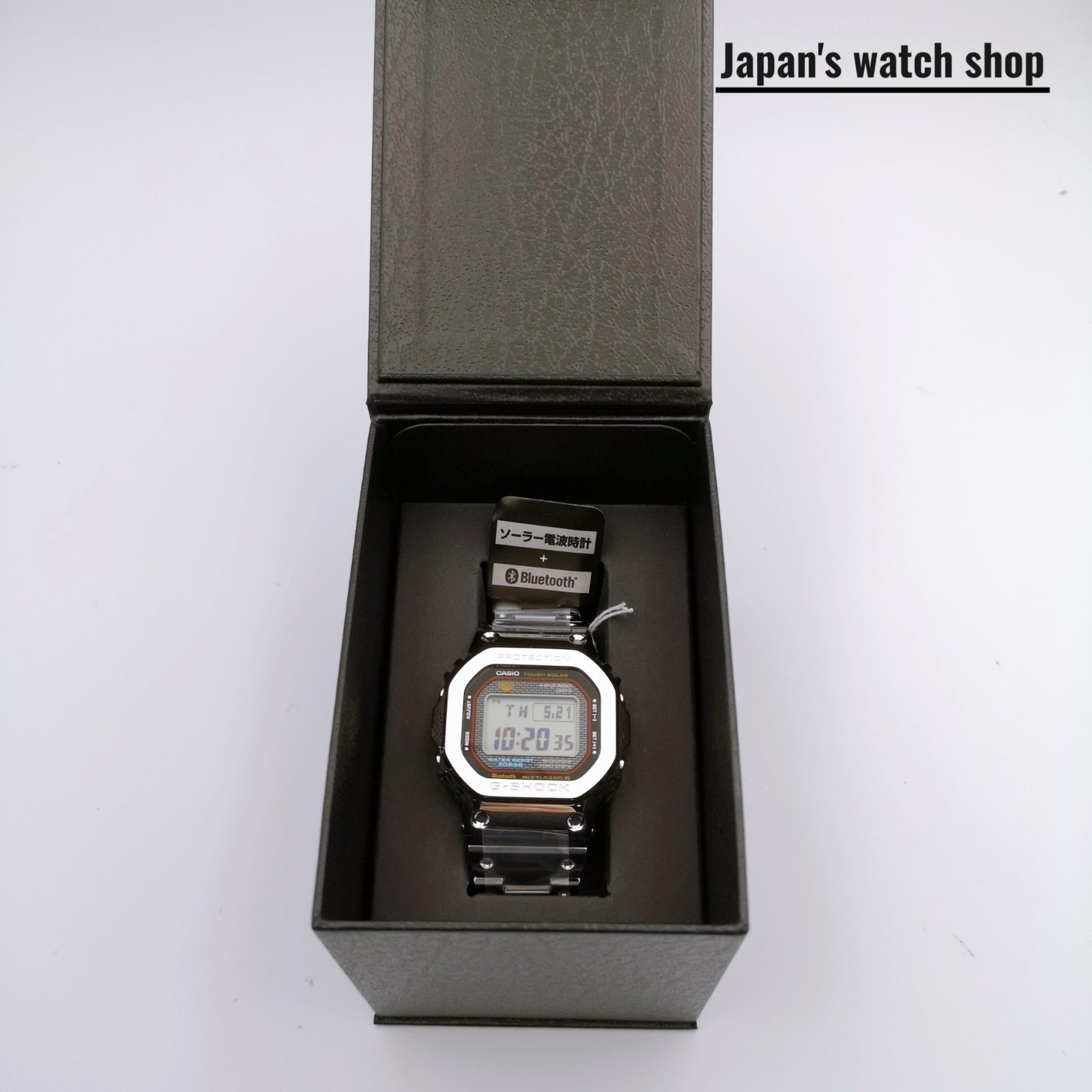CASIO G-SHOCK GMW-B5000D-1CJF Silver Stainless Steel Men’s Watch New in Box