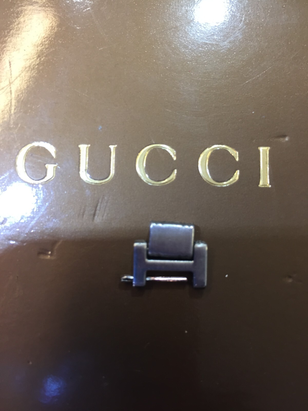 gucci 9040L extra link,two tone, lady size, 12mm
