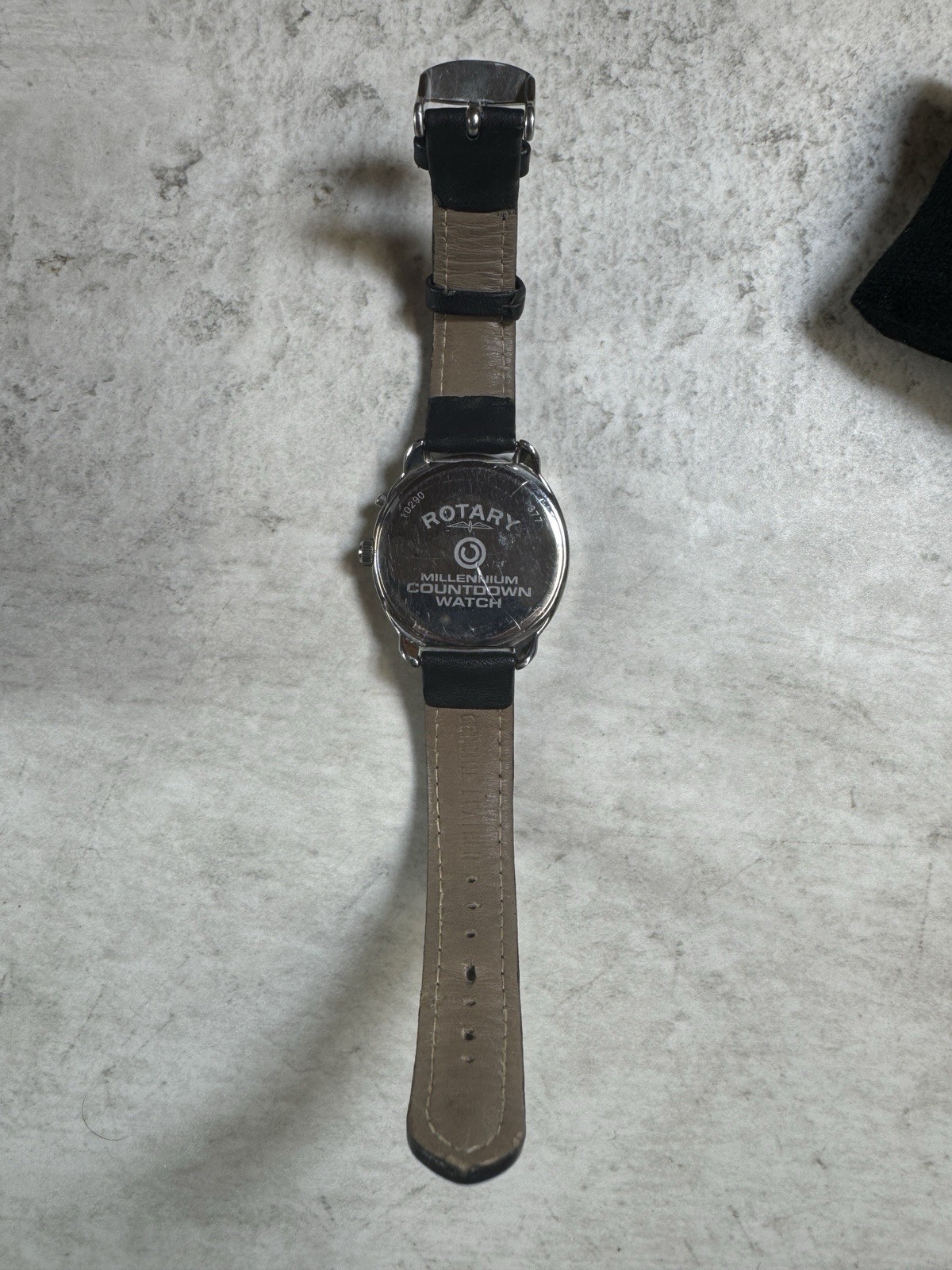 Rotary Millennium Countdown Quartz Watch. New Batteries. Box & Papers. Working.