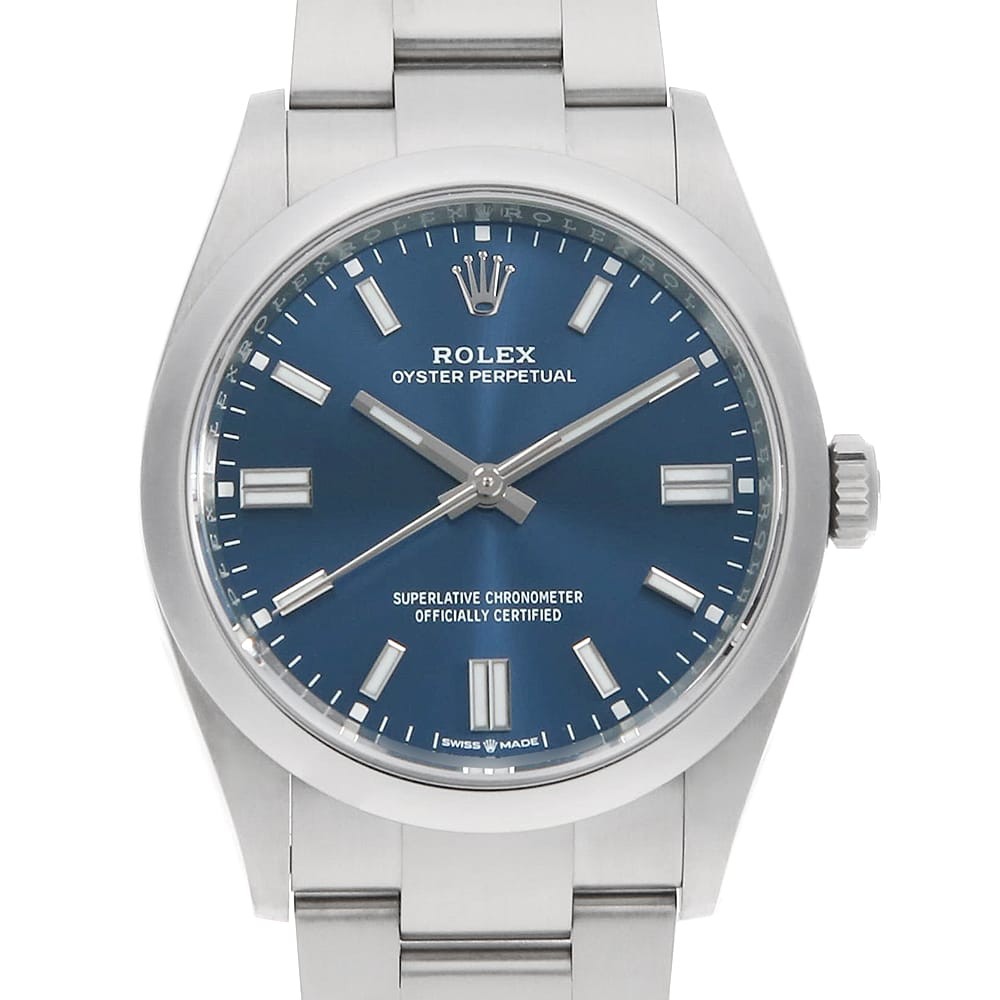 ROLEX Oyster Perpetual 36 126000 blue Random Number second hand mens