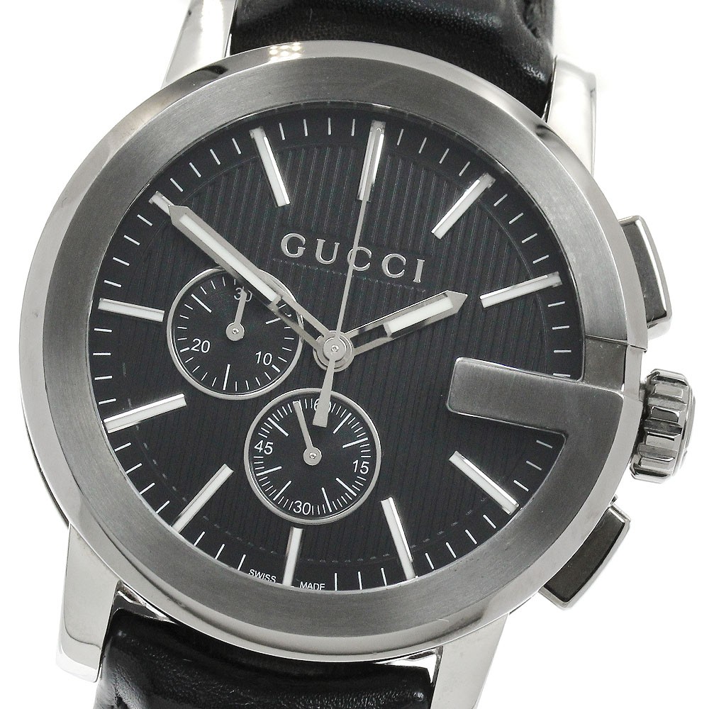 GUCCI G Chrono 101.2/YA101205 black Dial Quartz Men’s Watch_921427