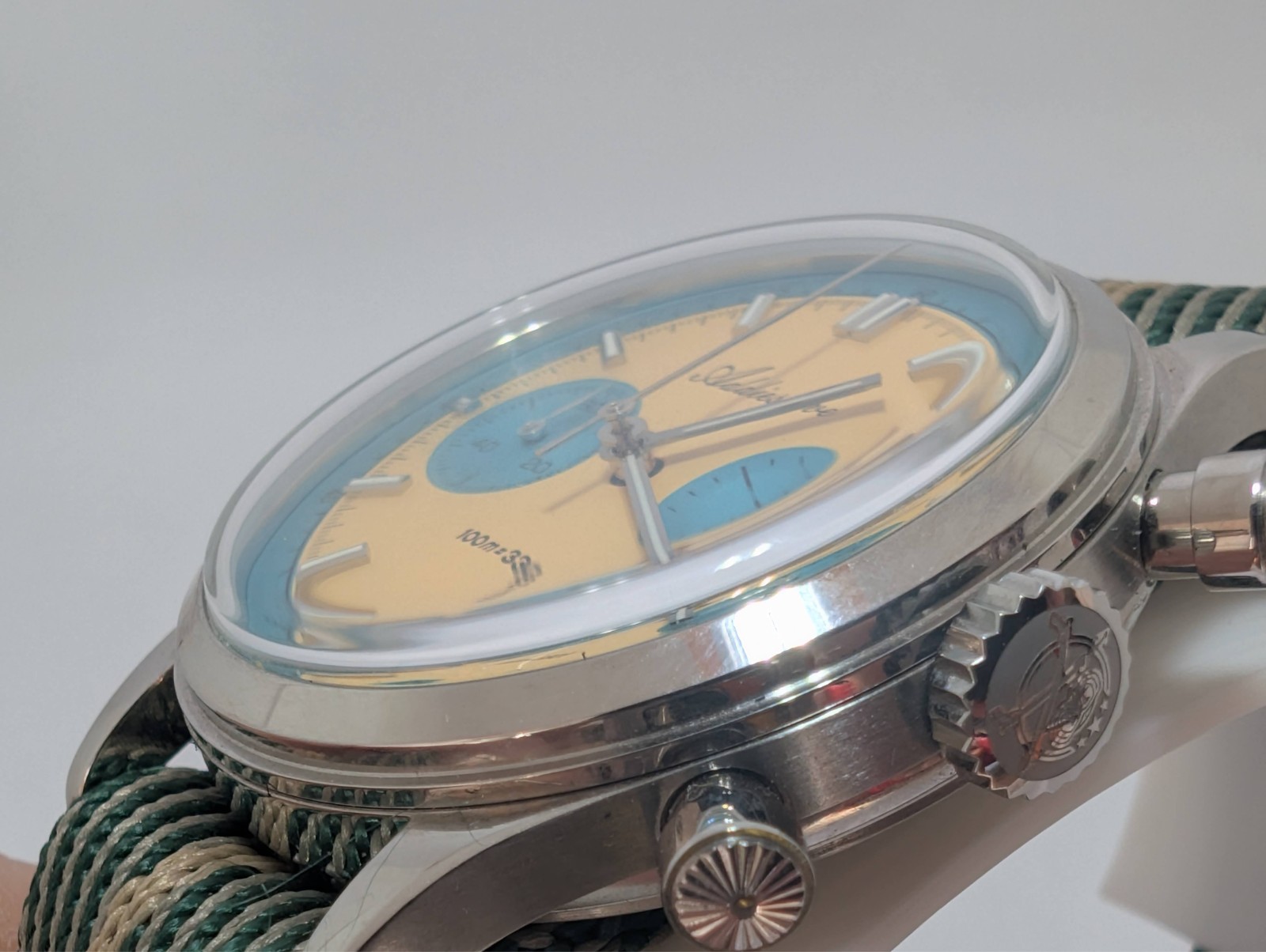 Addiesdive 2095 – bicompact chronograph – BGW9 lume