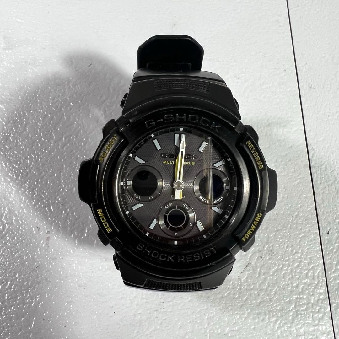 CASIO G-SHOCK AWG-M100F-1BJR Yellow Solar Radio-Controlled
