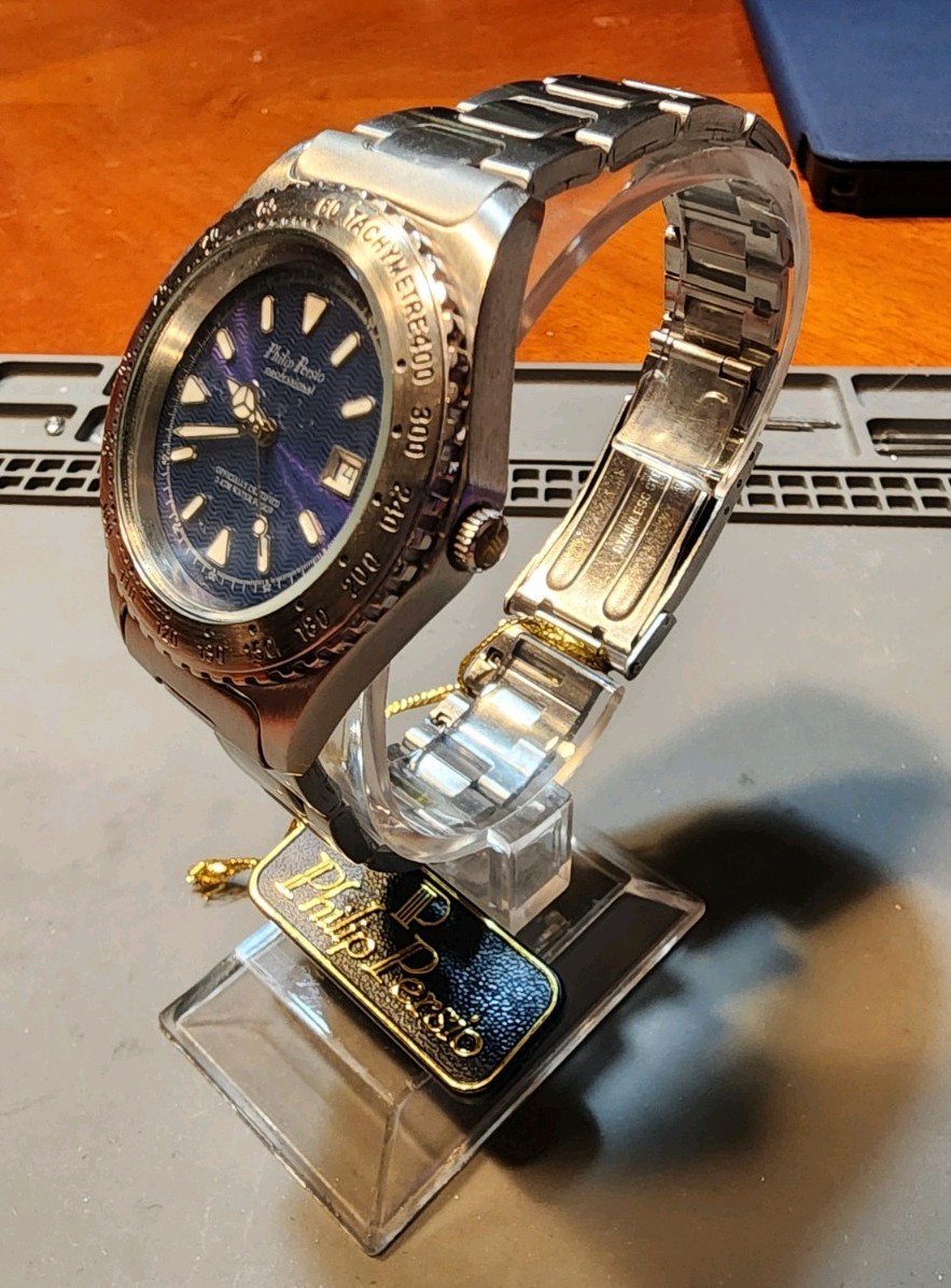 Philip Persio Men’s Professional Quartz Watch 39mm Vintage Case