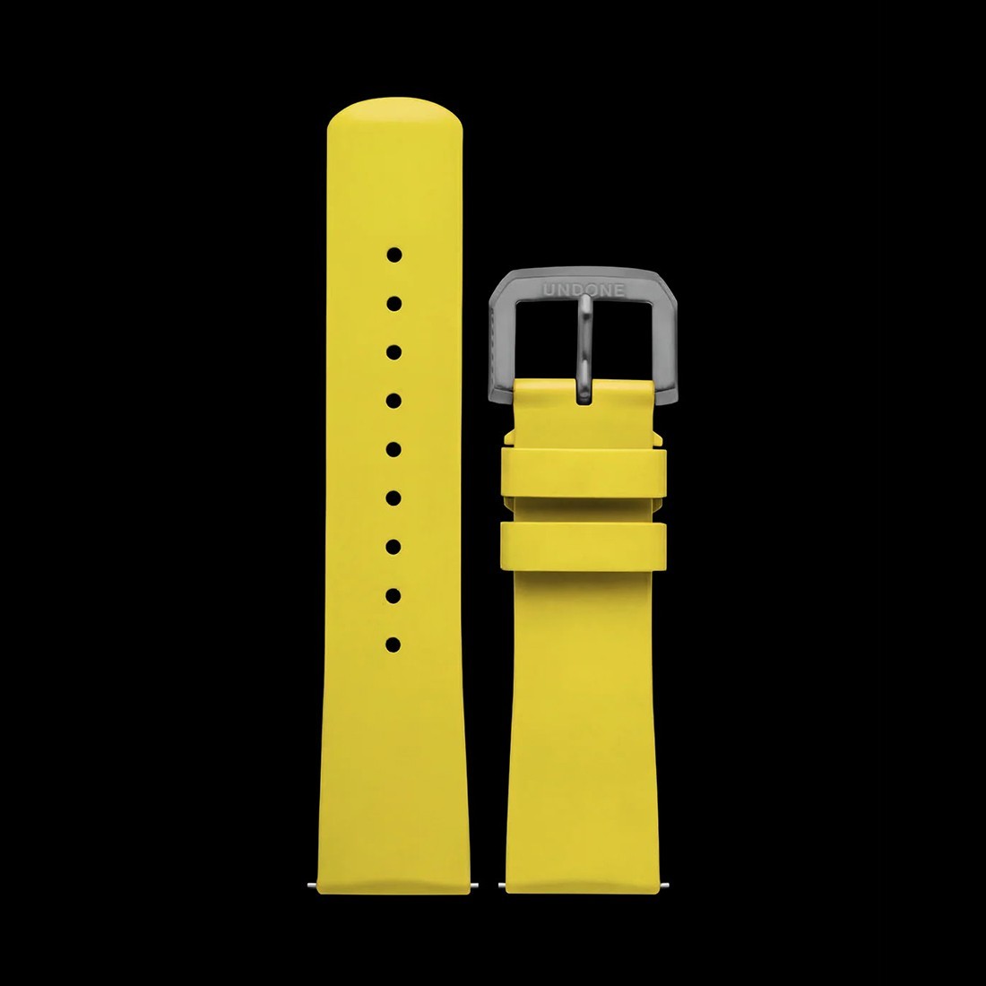 UNDONE AQUADEEP SUBMERGE Automatic Titanium Carbon Date Yellow Men’s Watch