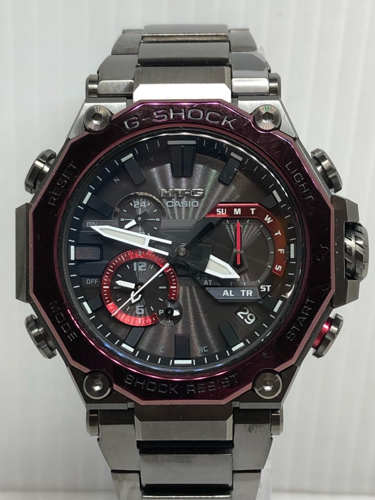 CASIO G-SHOCK MTG-B2000BD-1A4JF Purple Black Watch Wrist 23cm From Japan
