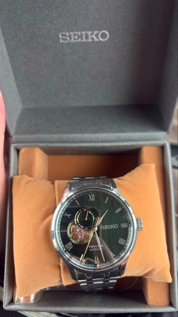 SEIKO Presage SARY237 Japanese Garden Open Heart Automatic Watch Japan #O7111
