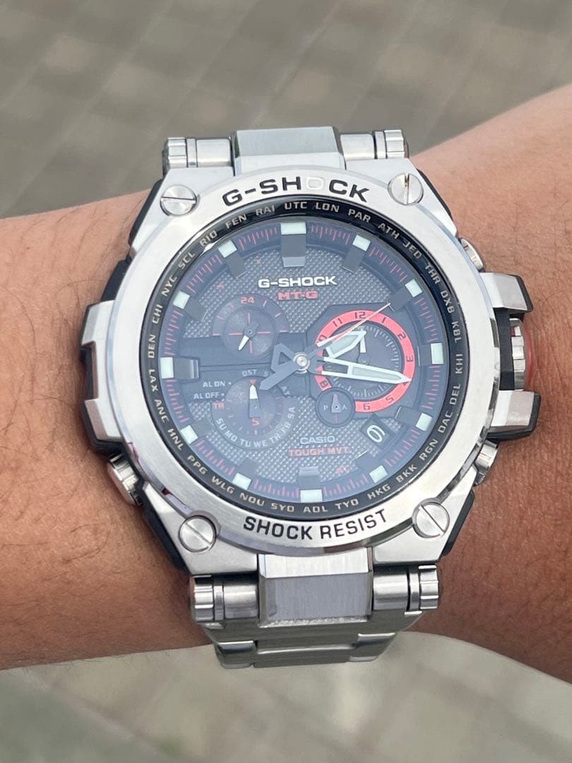 G-Shock MT G Silver Black Red No.gs4537