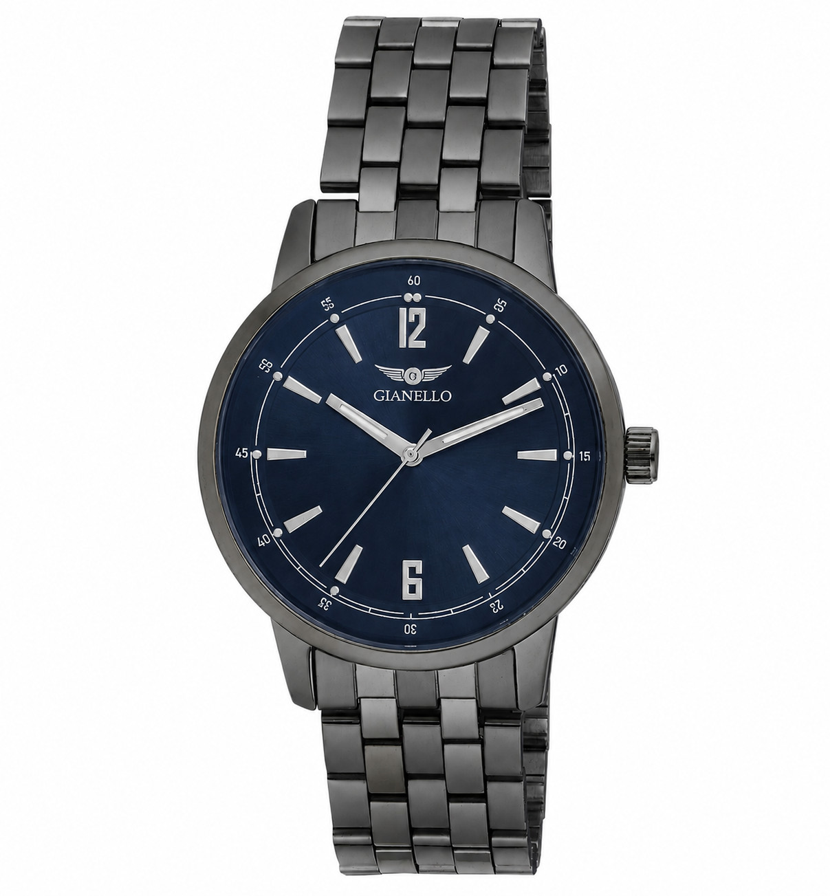 Gianello Stride 42 Men’s Silver Link Watch