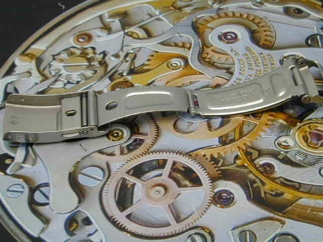 CITIZEN DOUBLE LOCKING FOLD OVER STAINLESS STEEL CLASP 18 MM